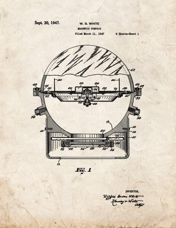 Patent Blueprint 5061 1 12 A4 Photo Print
