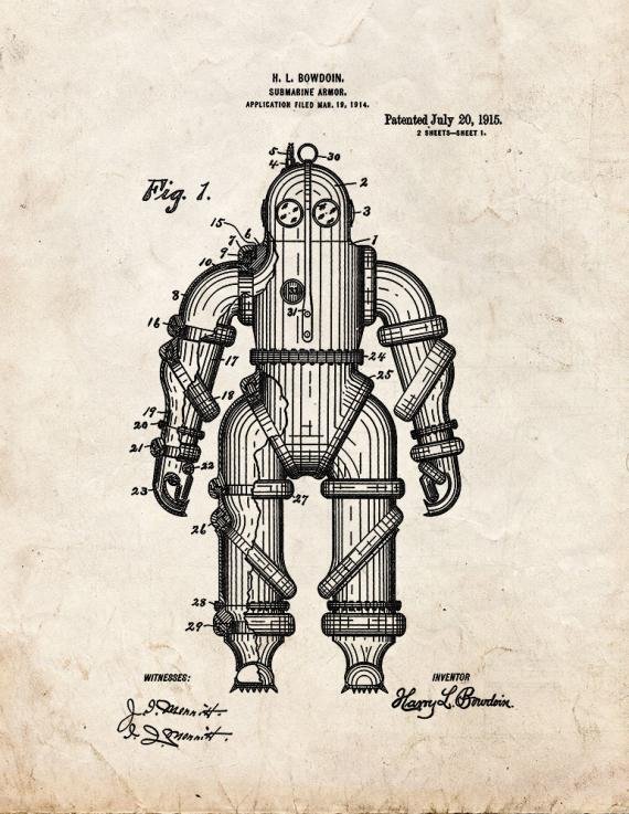 Patent Blueprint 5062 1 12 A4 Photo Print