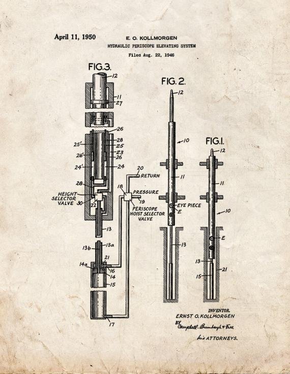 Patent Blueprint 5063 1 12 A4 Photo Print