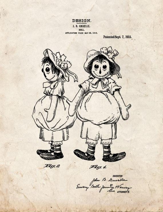 Patent Blueprint 5076 1 12 A4 Photo Print