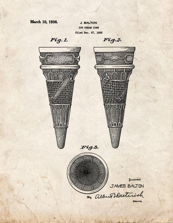 Patent Blueprint 5077 1 12 A4 Photo Print
