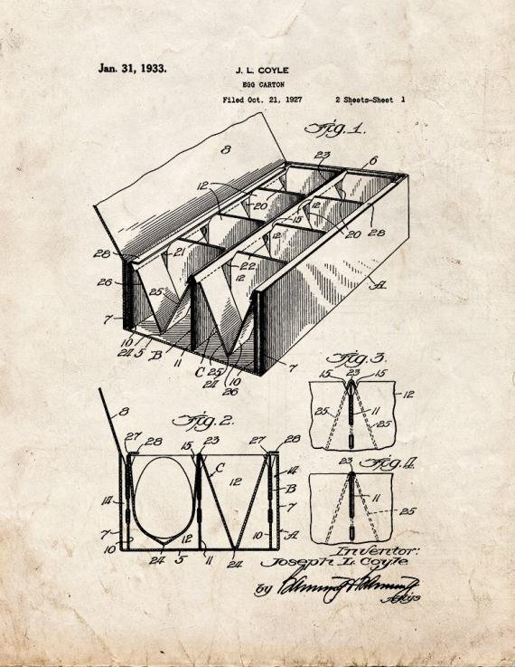 Patent Blueprint 5085 1 12 A4 Photo Print