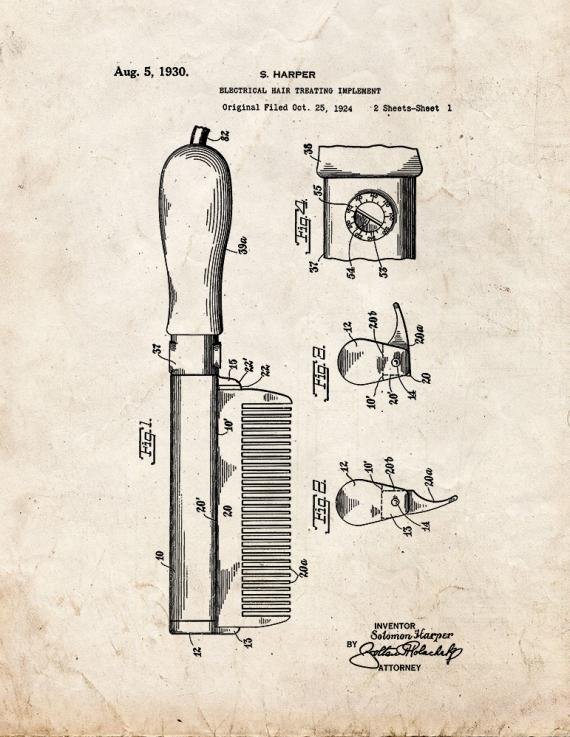 Patent Blueprint 5094 1 12 A4 Photo Print