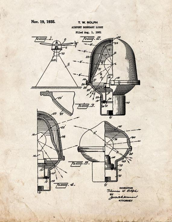 Patent Blueprint 5100 1 12 A4 Photo Print