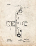 Patent Blueprint 5105 1 12 A4 Photo Print
