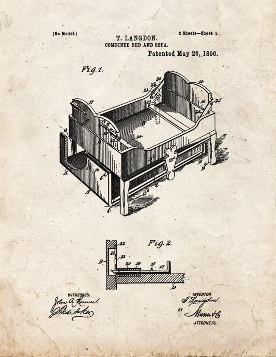 Patent Blueprint 5111 1 12 A4 Photo Print