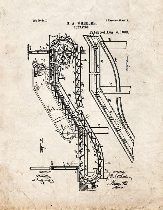 Patent Blueprint 5116 1 12 A4 Photo Print