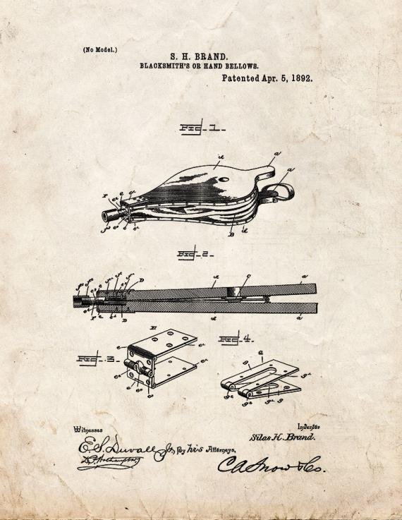 Patent Blueprint 5117 1 12 A4 Photo Print