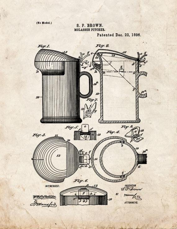 Patent Blueprint 5123 1 12 A4 Photo Print