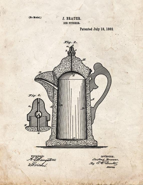 Patent Blueprint 5124 1 12 A4 Photo Print