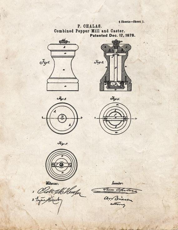 Patent Blueprint 5129 1 12 A4 Photo Print