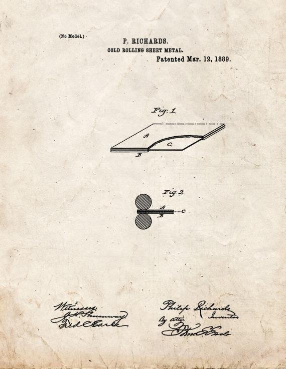 Patent Blueprint 5130 1 12 A4 Photo Print
