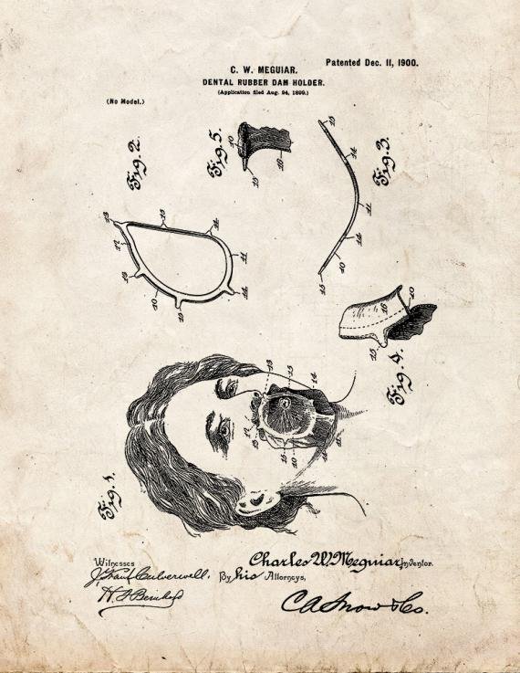 Patent Blueprint 5141 1 12 A4 Photo Print