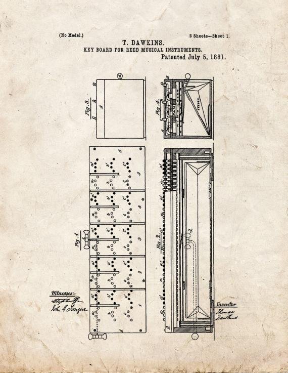 Patent Blueprint 5142 1 12 A4 Photo Print