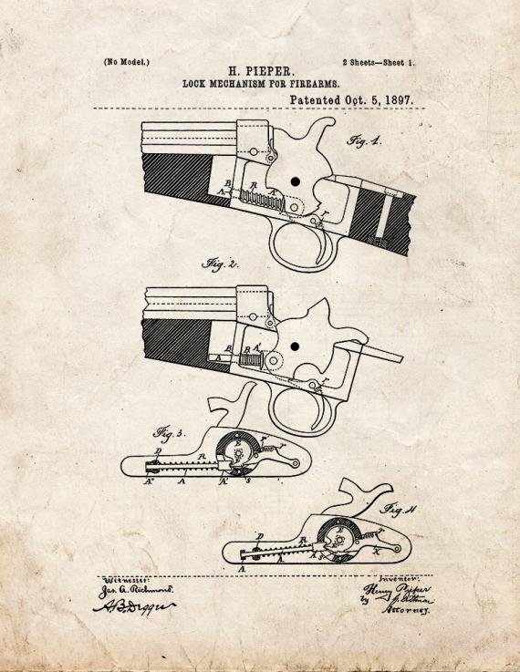 Patent Blueprint 5146 1 12 A4 Photo Print