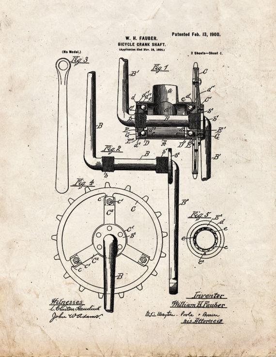 Patent Blueprint 5151 1 12 A4 Photo Print