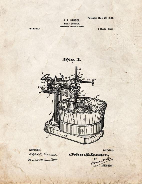 Patent Blueprint 5155 1 12 A4 Photo Print