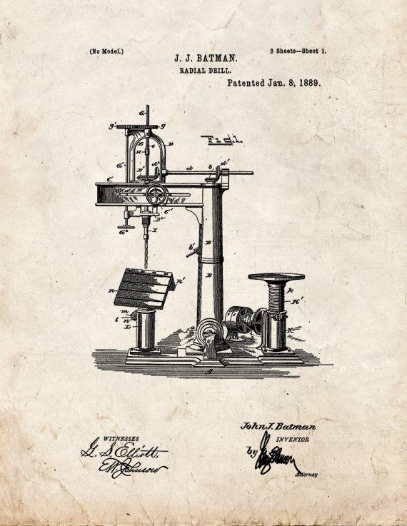 Patent Blueprint 5159 1 12 A4 Photo Print