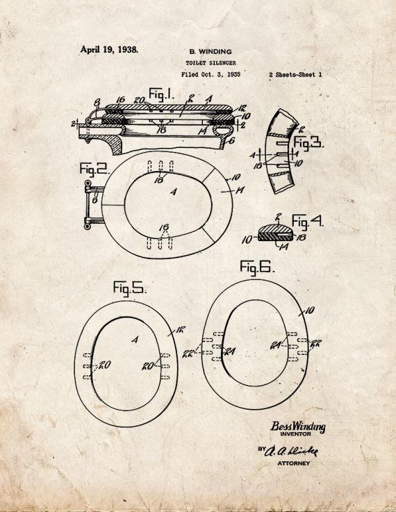 Patent Blueprint 5162 1 12 A4 Photo Print