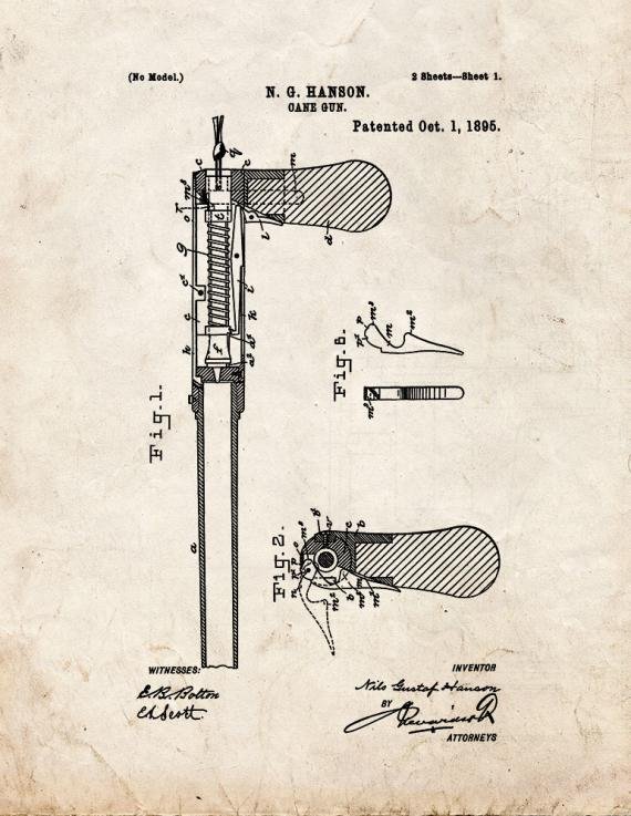 Patent Blueprint 5166 1 12 A4 Photo Print