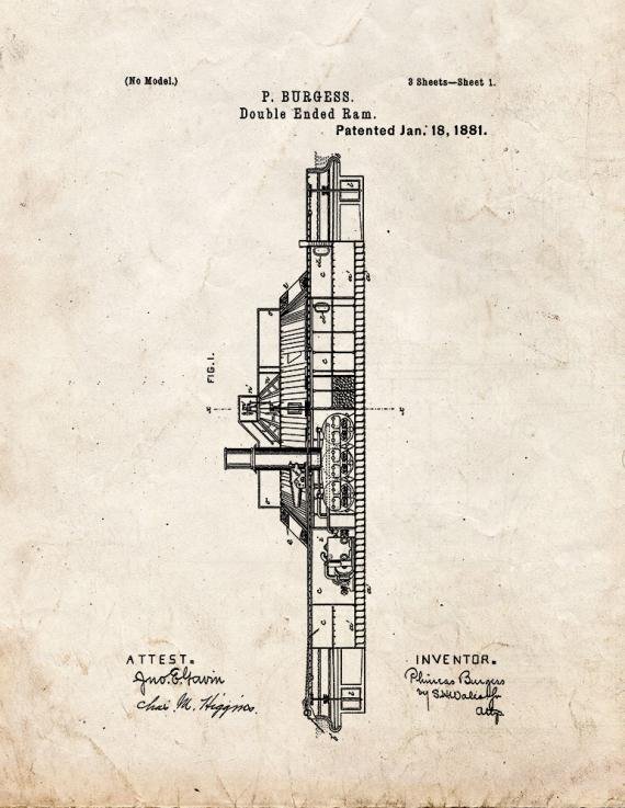 Patent Blueprint 5168 1 12 A4 Photo Print