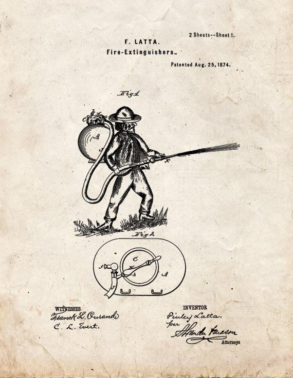 Patent Blueprint 5169 1 12 A4 Photo Print