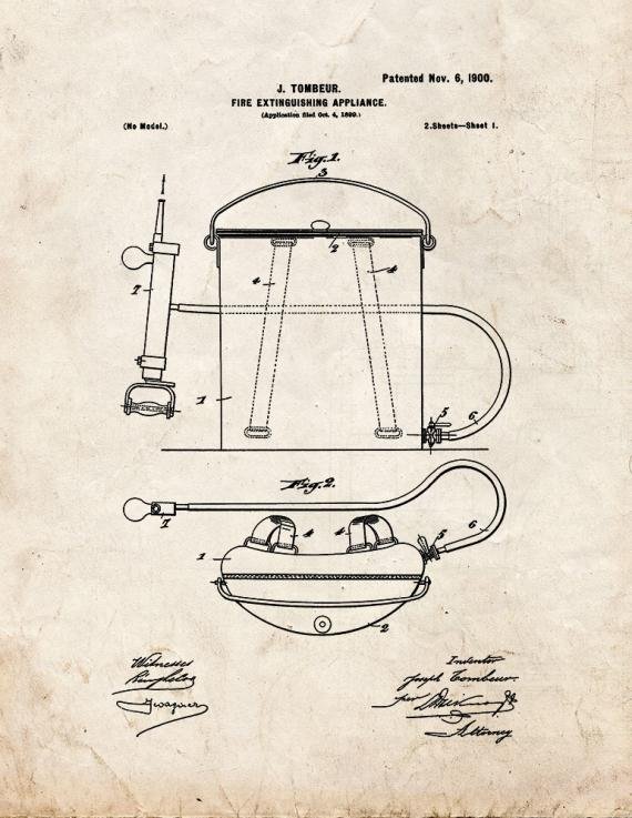 Patent Blueprint 5170 1 12 A4 Photo Print