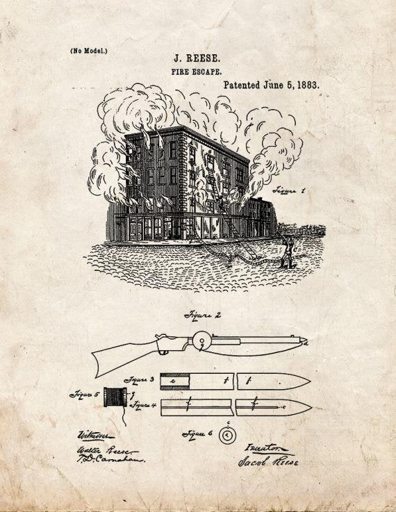 Patent Blueprint 5171 1 12 A4 Photo Print