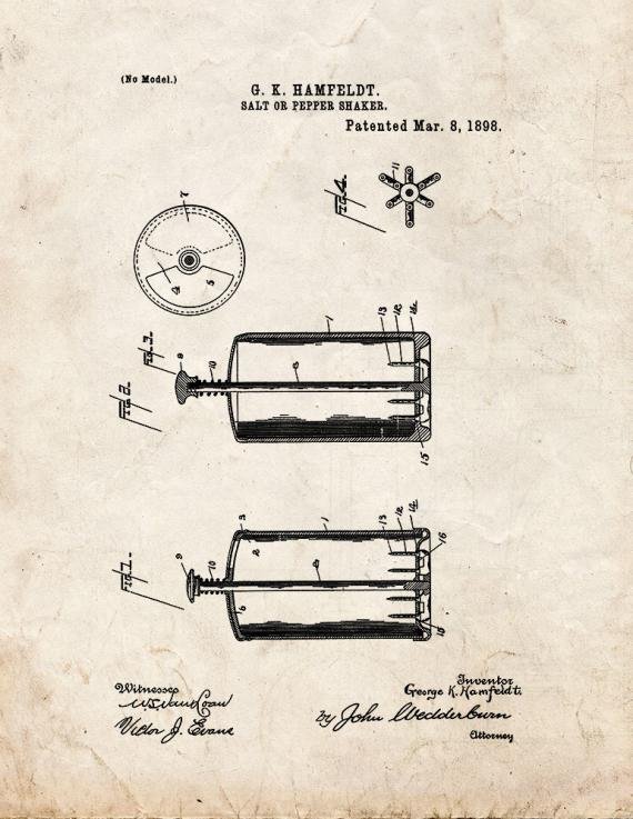 Patent Blueprint 5175 1 12 A4 Photo Print