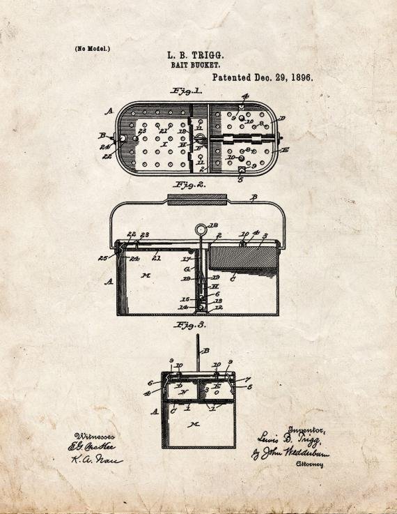Patent Blueprint 5176 1 12 A4 Photo Print