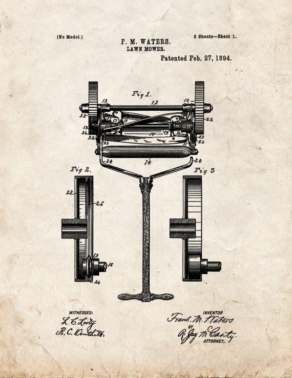 Patent Blueprint 5181 1 12 A4 Photo Print