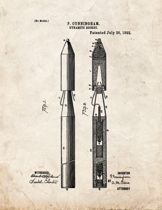 Patent Blueprint 5187 1 12 A4 Photo Print