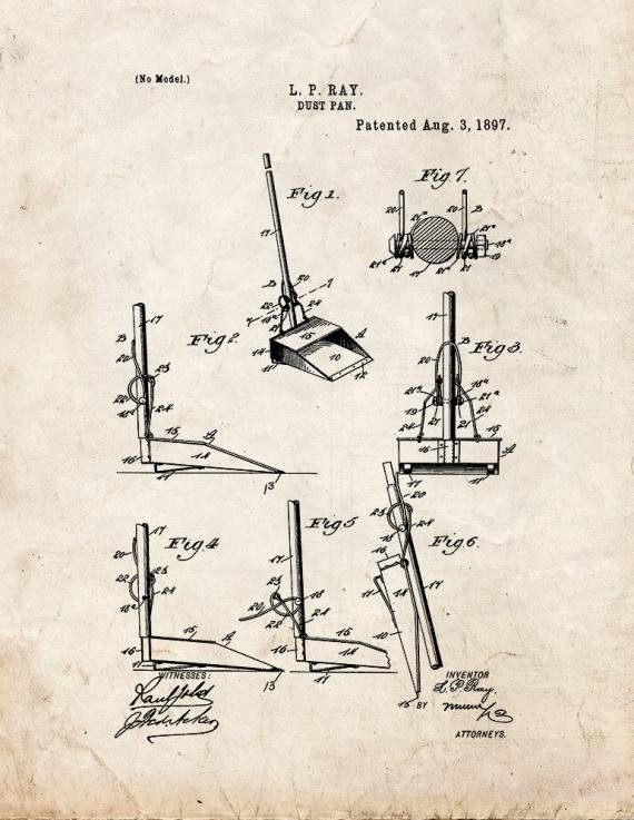 Patent Blueprint 5196 1 12 A4 Photo Print