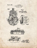 Patent Blueprint 52 1 12 A4 Photo Print