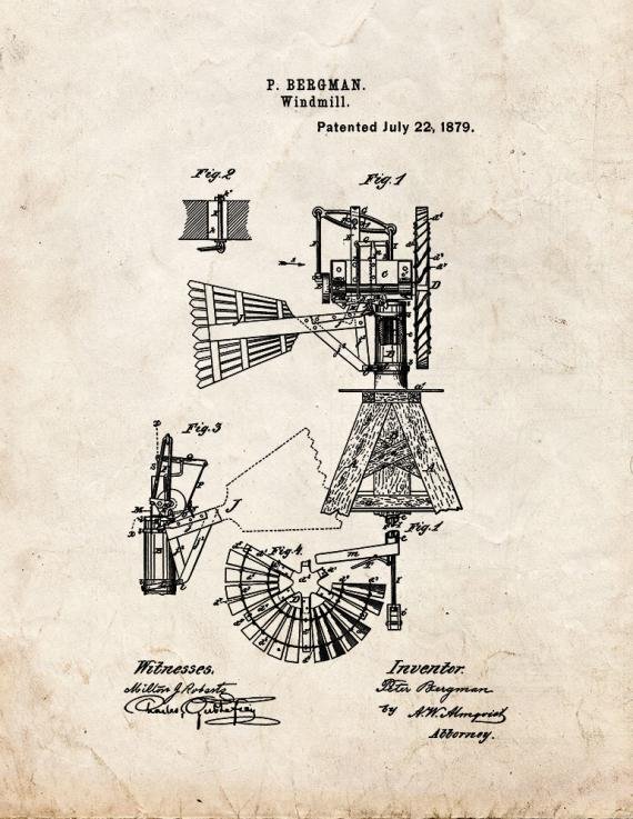 Patent Blueprint 5202 1 12 A4 Photo Print