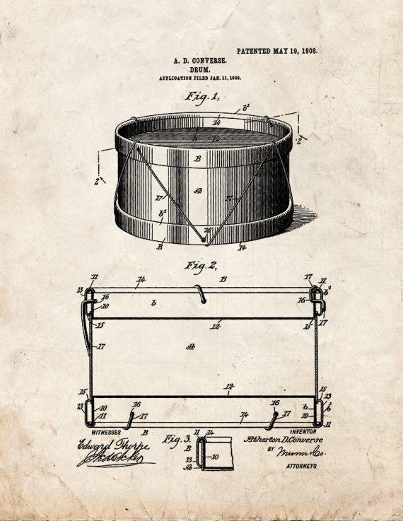 Patent Blueprint 5208 1 12 A4 Photo Print