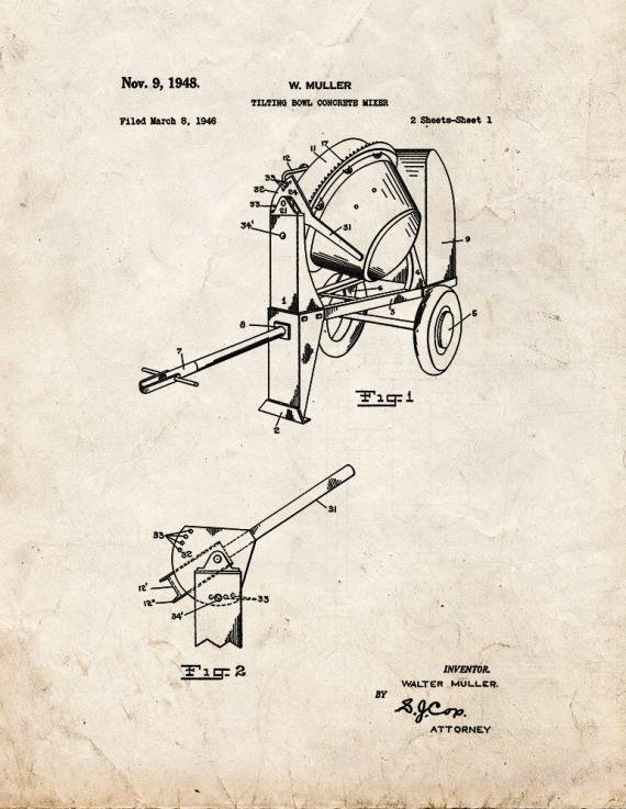 Patent Blueprint 5215 1 12 A4 Photo Print