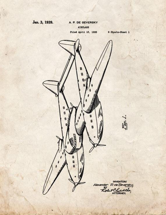 Patent Blueprint 5222 1 12 A4 Photo Print