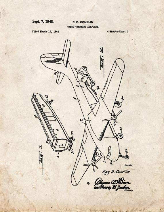 Patent Blueprint 5224 1 12 A4 Photo Print