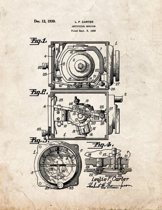 Patent Blueprint 5225 1 12 A4 Photo Print