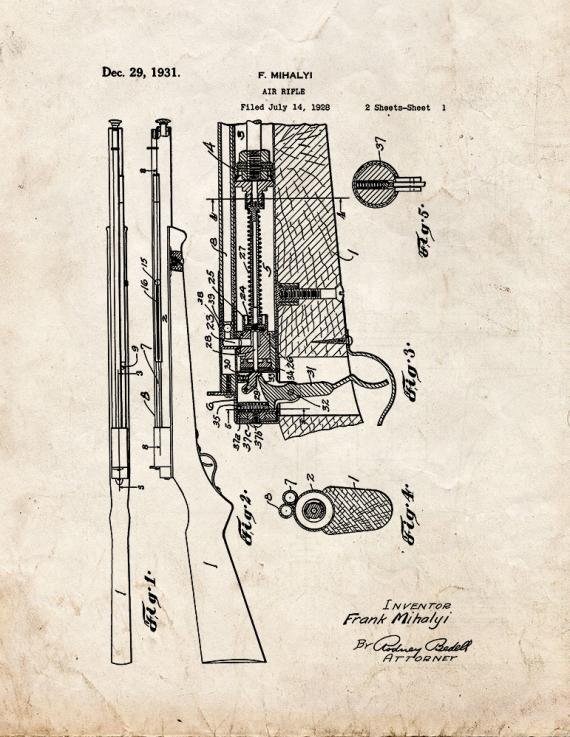 Patent Blueprint 5229 1 12 A4 Photo Print