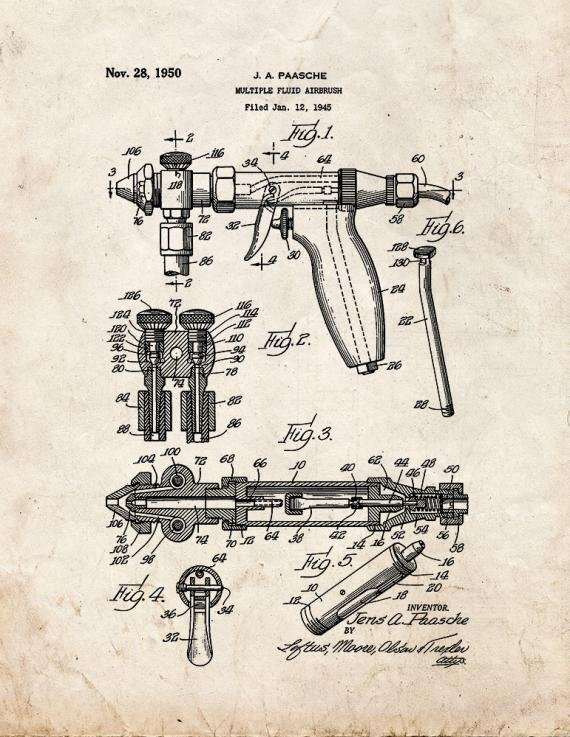 Patent Blueprint 5230 1 12 A4 Photo Print