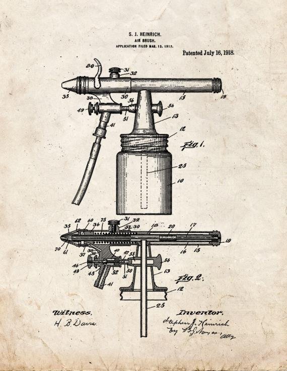 Patent Blueprint 5233 1 12 A4 Photo Print