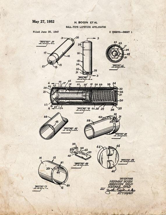 Patent Blueprint 5236 1 12 A4 Photo Print