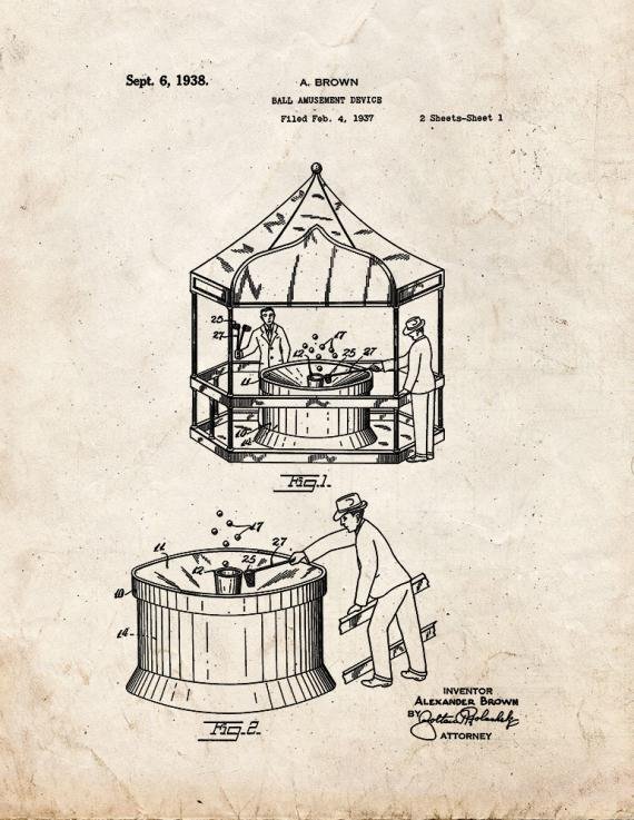 Patent Blueprint 5237 1 12 A4 Photo Print