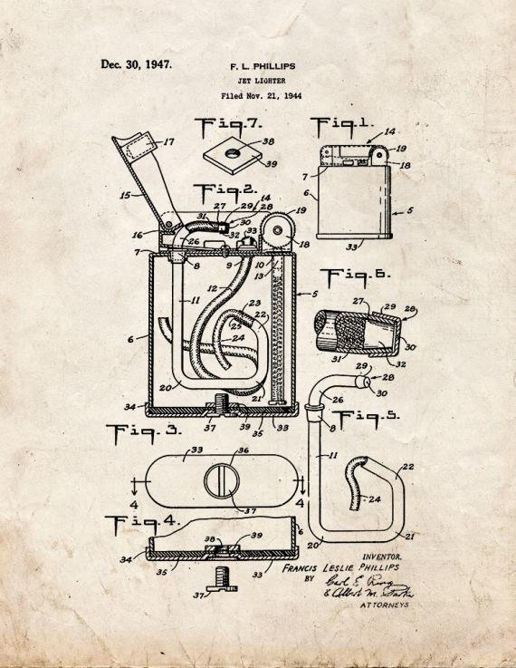 Patent Blueprint 5248 1 12 A4 Photo Print