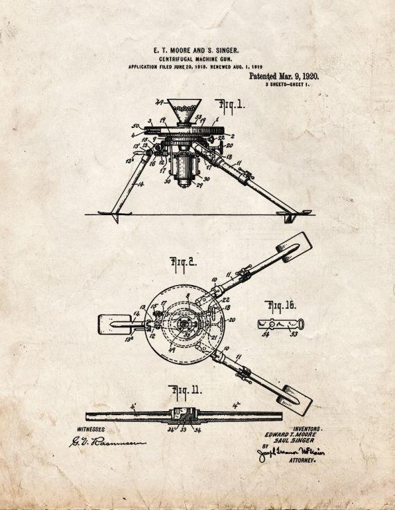 Patent Blueprint 5253 1 12 A4 Photo Print