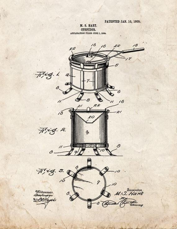 Patent Blueprint 5256 1 12 A4 Photo Print