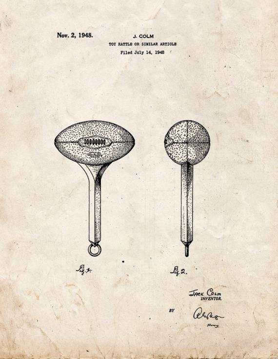 Patent Blueprint 5257 1 12 A4 Photo Print