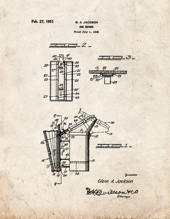 Patent Blueprint 5258 1 12 A4 Photo Print